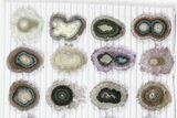 Lot: ~ Amethyst Stalactite Slices ( Pieces) #101758-1
